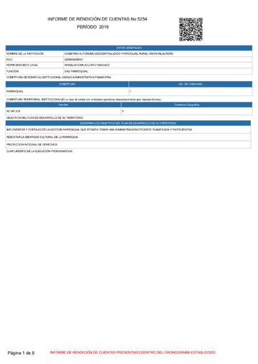 Certificado de Rendicion de Cuentas Rpt GADS