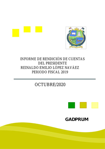 INFORME PRESIDENTE 2019